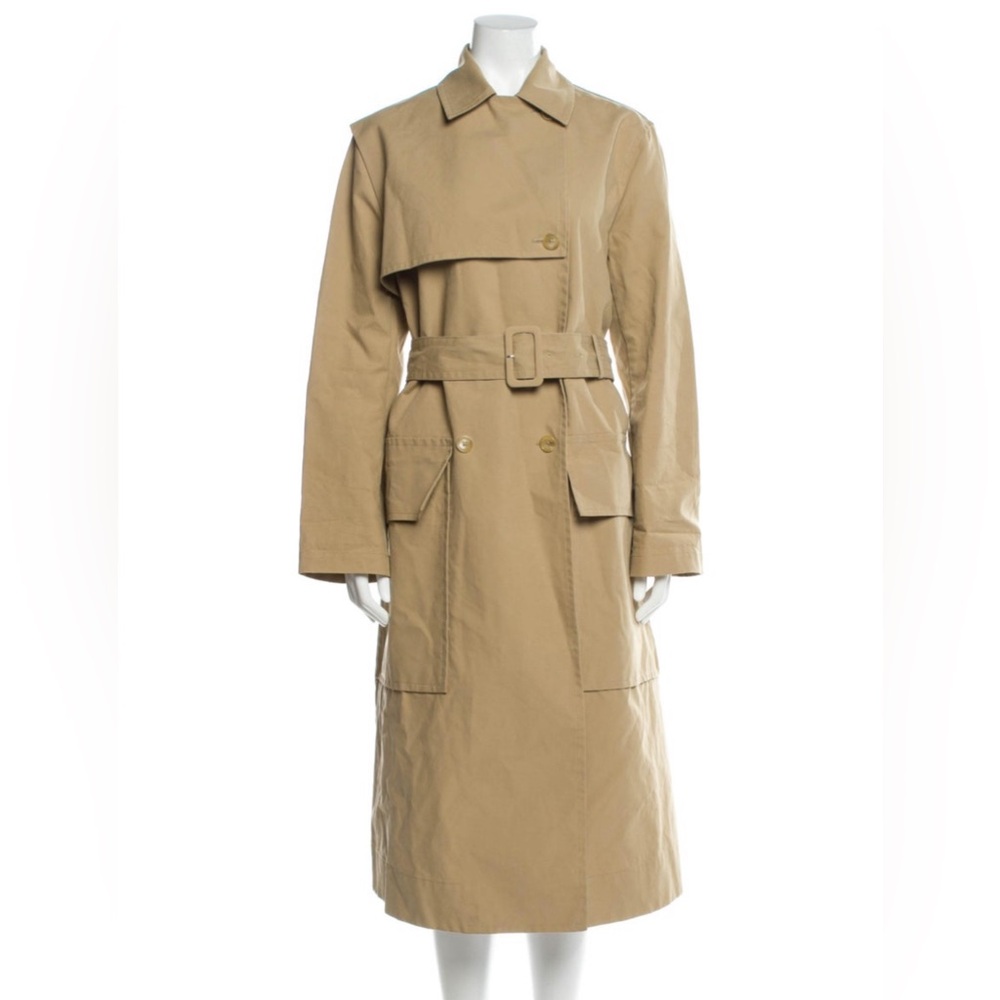 Joseph tan trench coat with oversize pockets